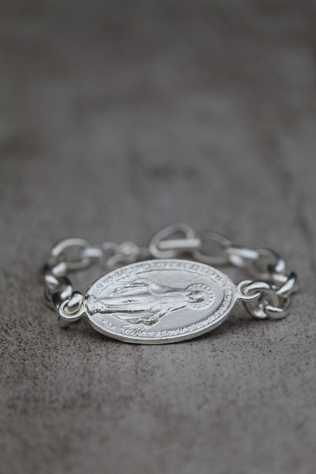 Pulsera Virgen plata