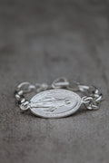 Pulsera Virgen Plata — Co Rivera Chile