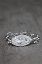 Pulsera Virgen plata