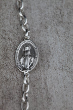 Pulsera Virgen plata
