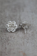 Aros Flor Plata — Co Rivera Chile