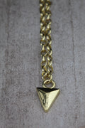 Colgante Punta Flecha Bronce — Co Rivera Chile