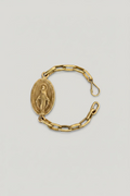 Pulsera Virgen bronce