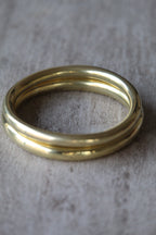 Esclava tubular lisa bronce