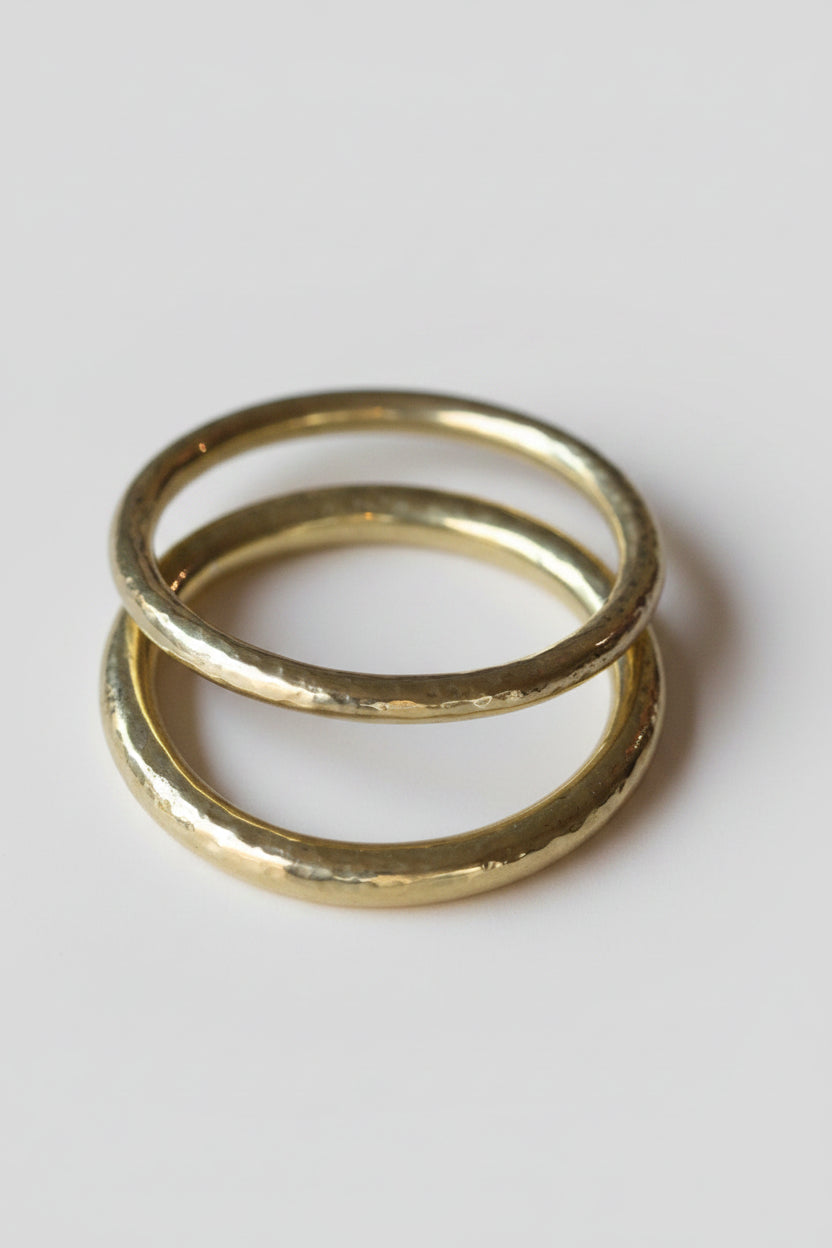Esclava tubular lisa bronce