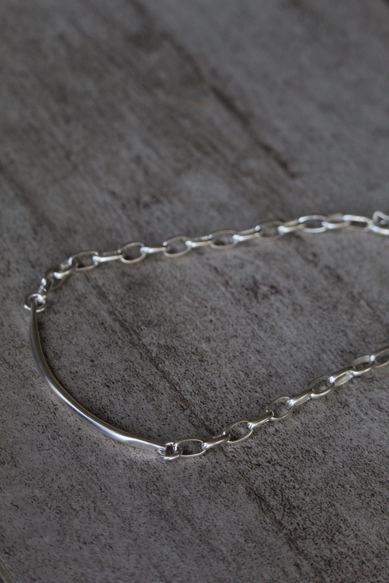Collar plata 45 cm