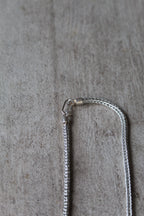Collar espiga plata 45 cm
