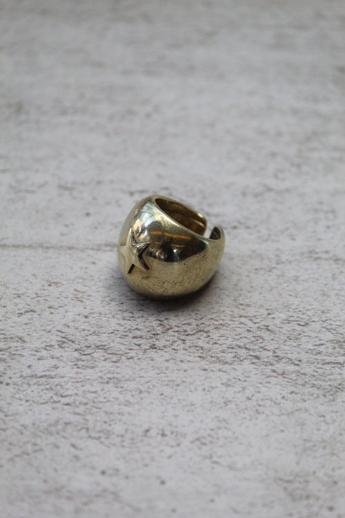 Anillo Bombé Estrella Bronce — Co Rivera Chile