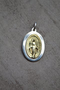 Medalla Bronce Borde Plata Virgen de los Rayos — Co Rivera Chile