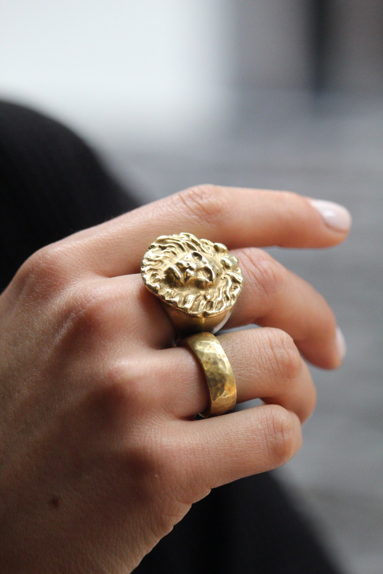 Anillo Leon bronce