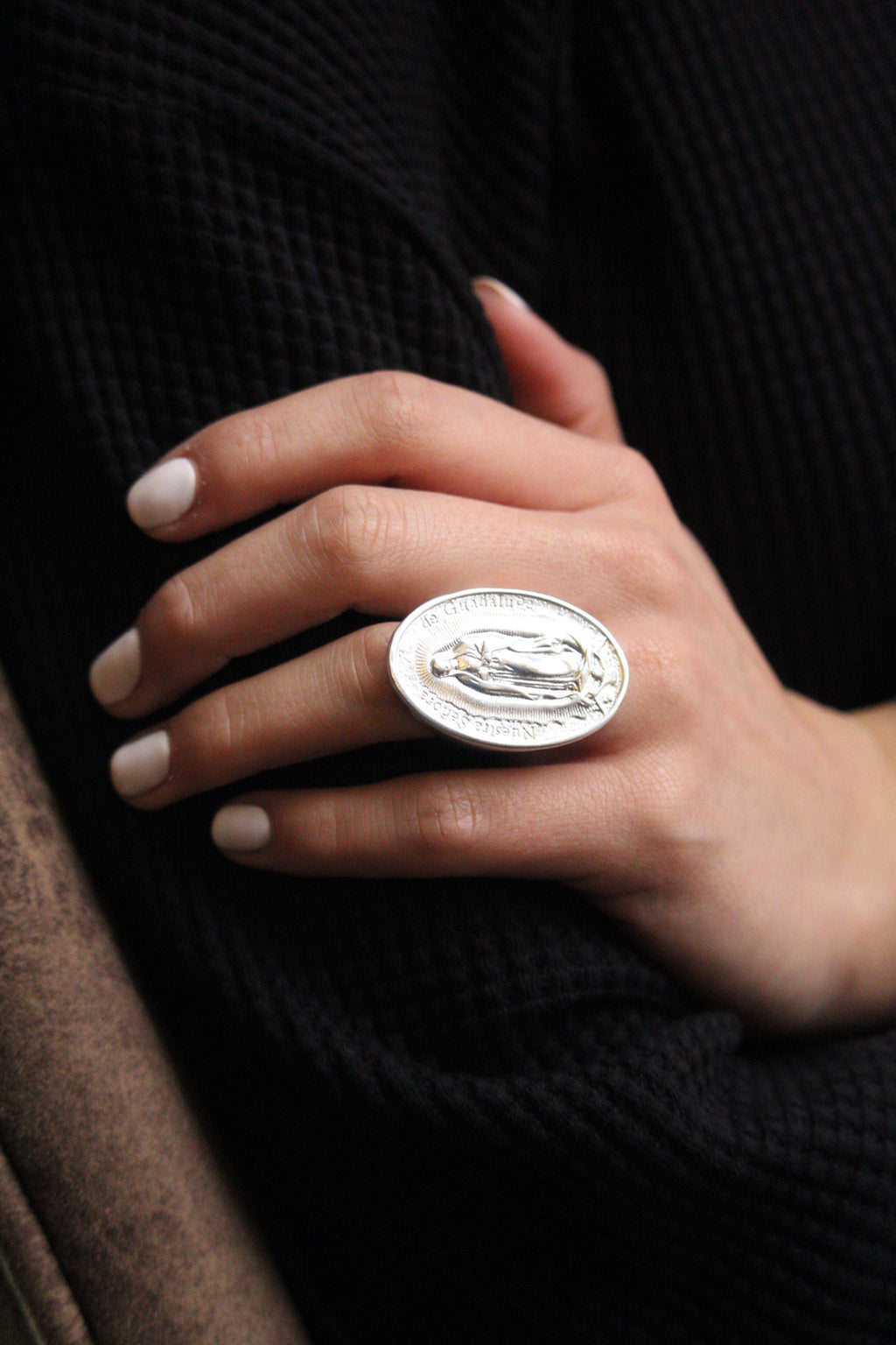 Anillo Virgen de los rayos plata