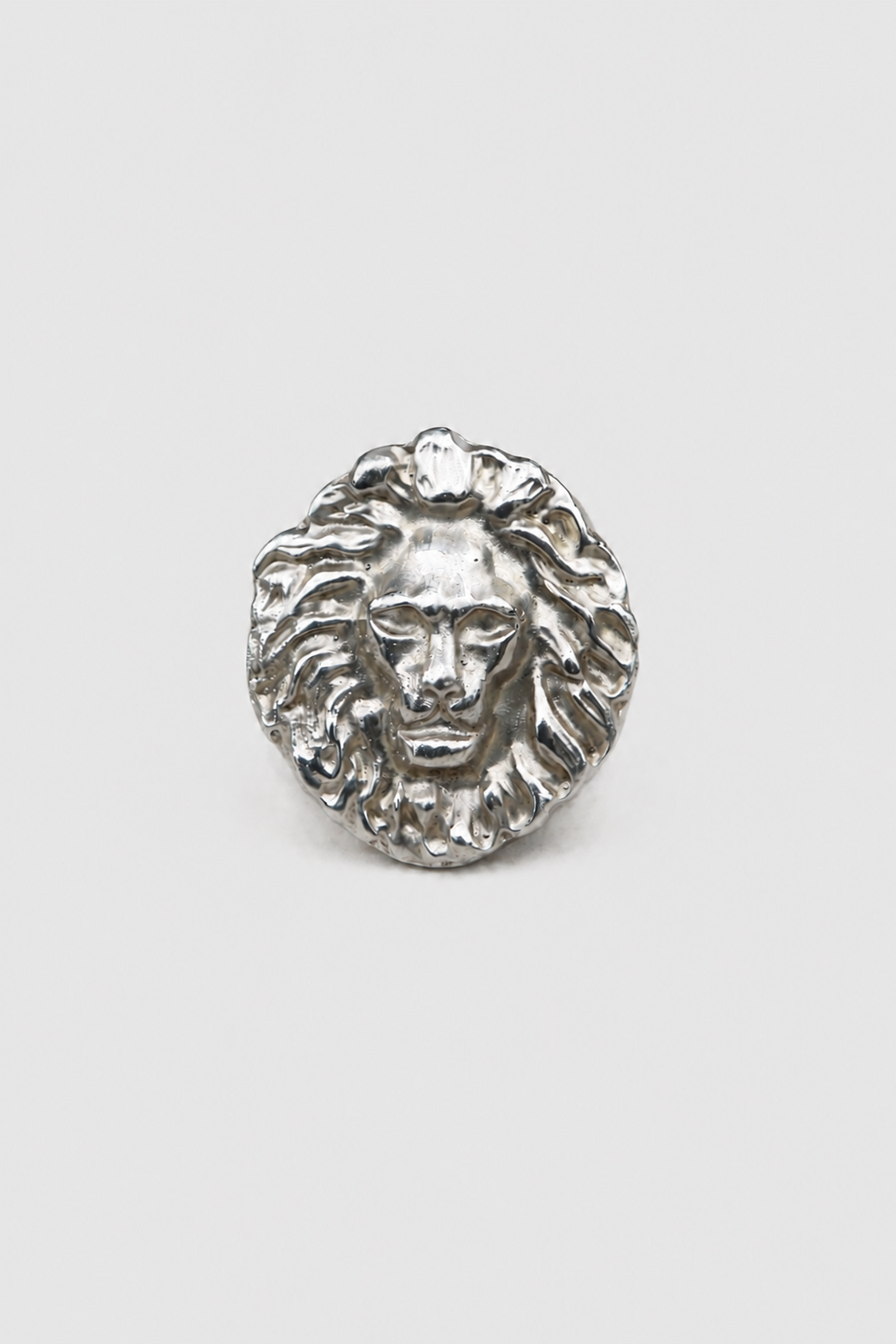 Anillo León Plata artesanal Co Rivera