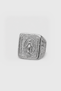 Anillo Virgen de los Rayos Plata — Co Rivera Chile