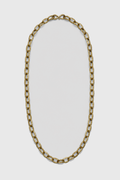 Cadena media caña bronce — fondo #E9E9E9