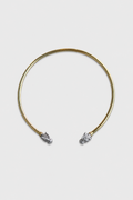 Chocker Puma Bronce Cabezas Plata — Co Rivera Chile