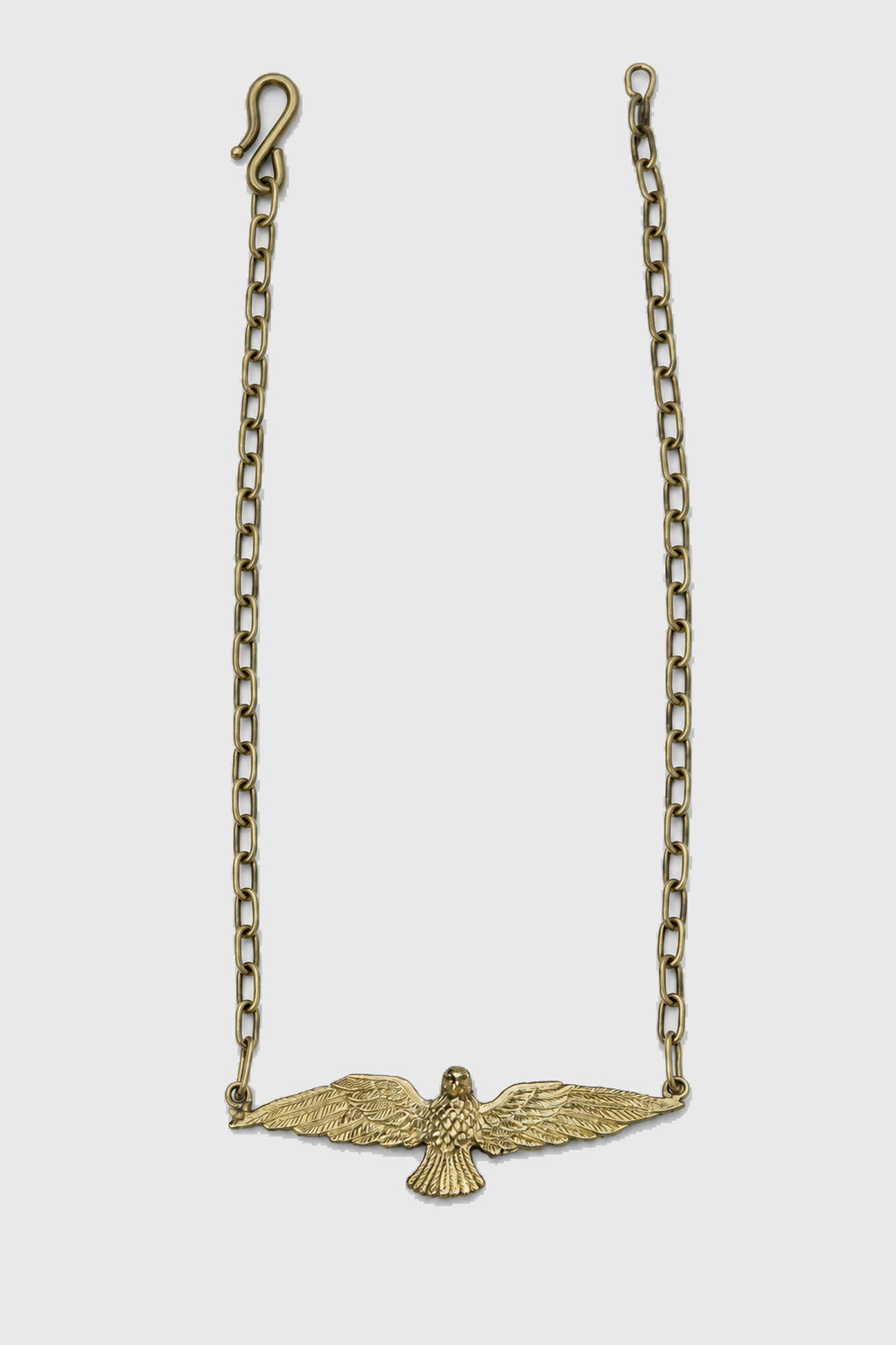 Collar águila bronce — fondo #E9E9E9