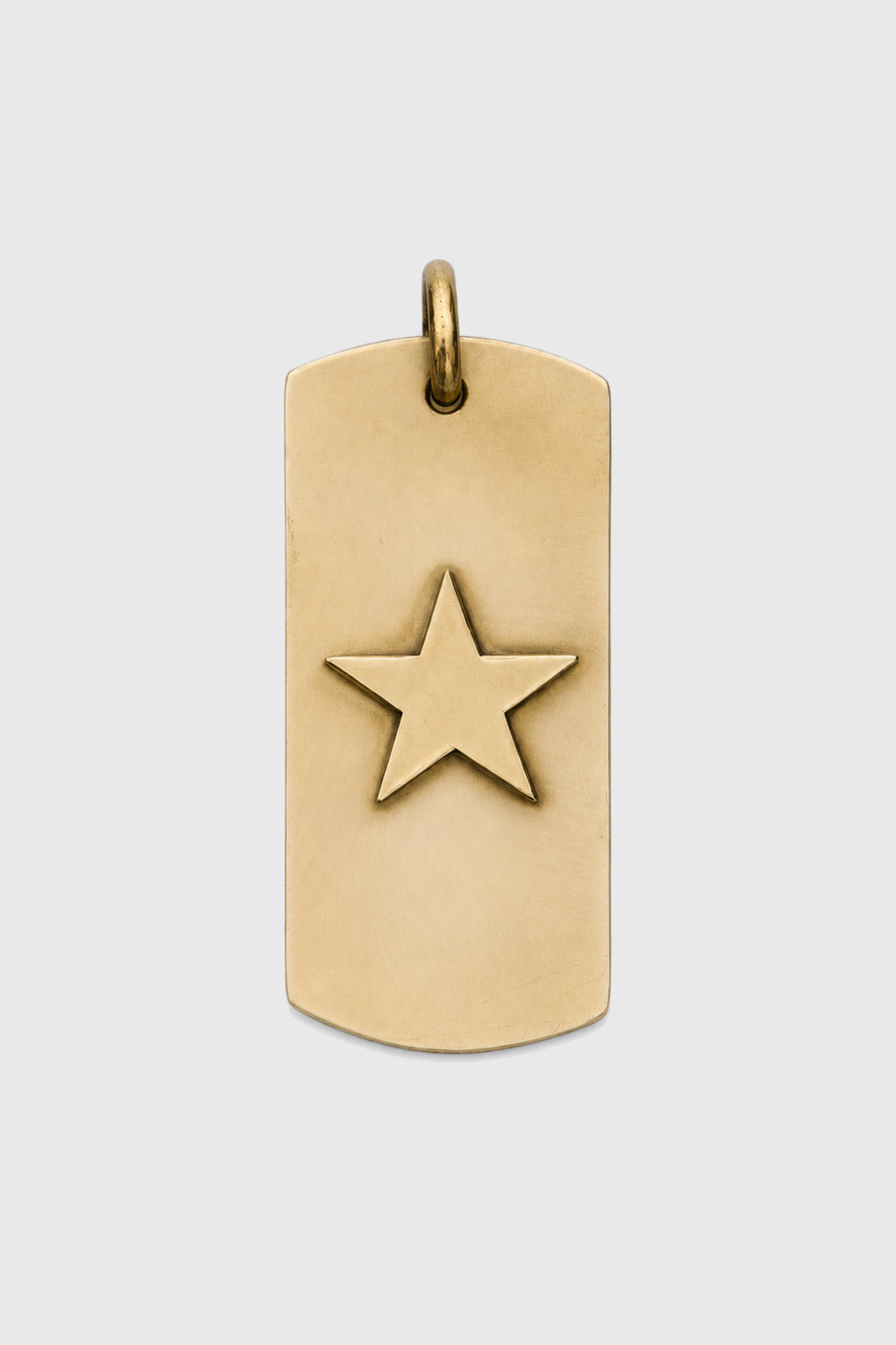Placa bronce estrella bronce — Co Rivera Chile