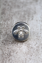 Anillo abeja plata