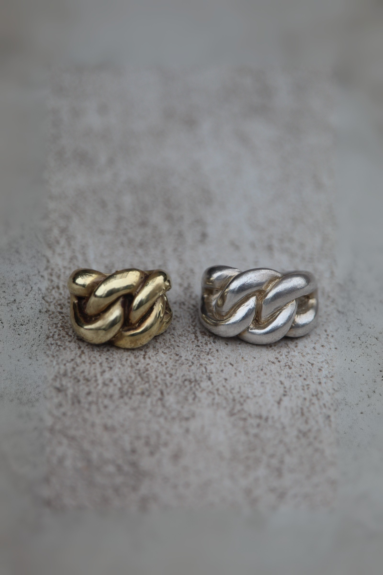 Anillo nudo bronce