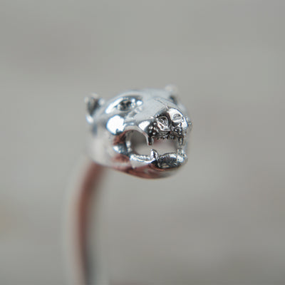 Esclava Puma Liso Plata