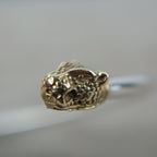Chocker Plata Cabeza Puma Bronce